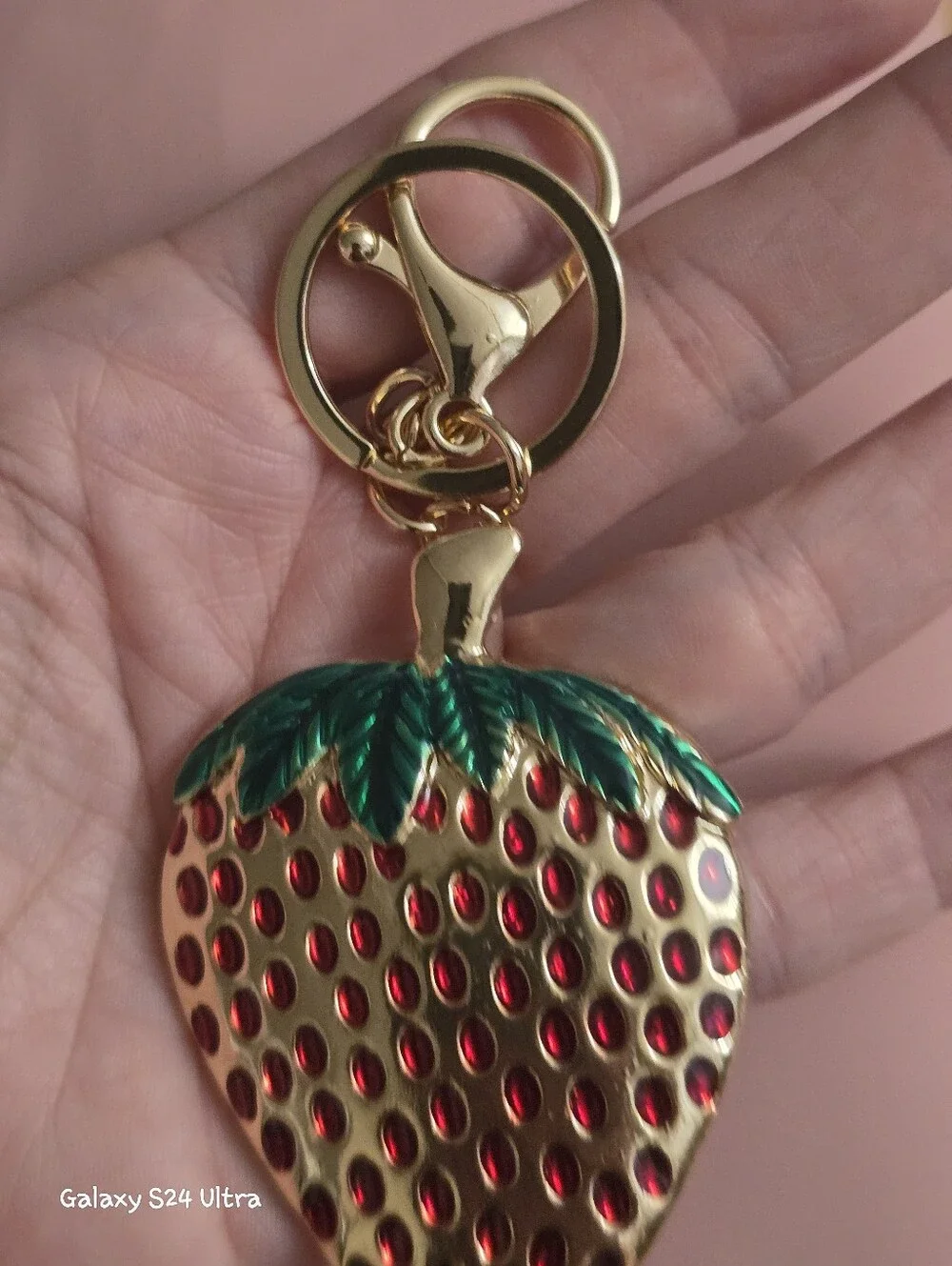 Strawberry 🍓 Bag Charm/ Keychain NEW